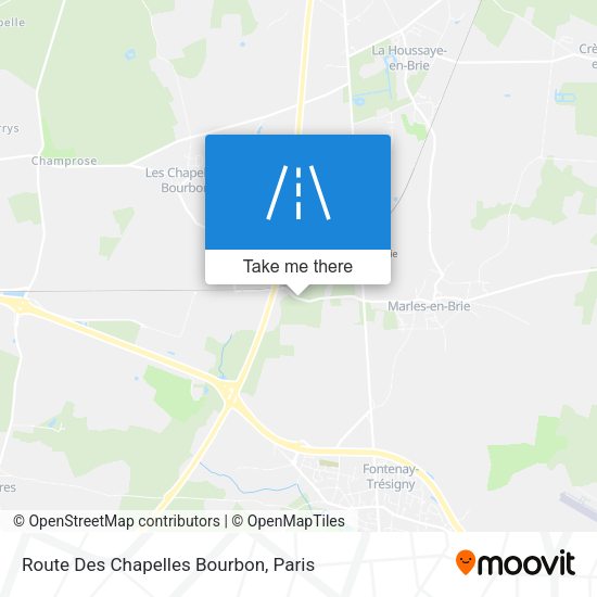 Route Des Chapelles Bourbon map
