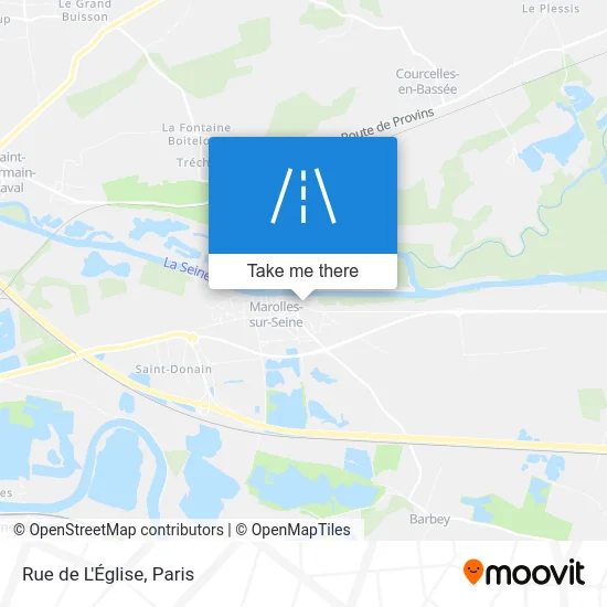 Rue de L'Église map