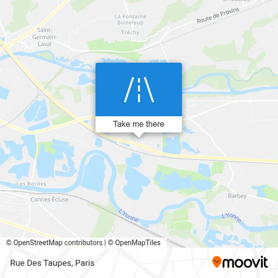 Rue Des Taupes map
