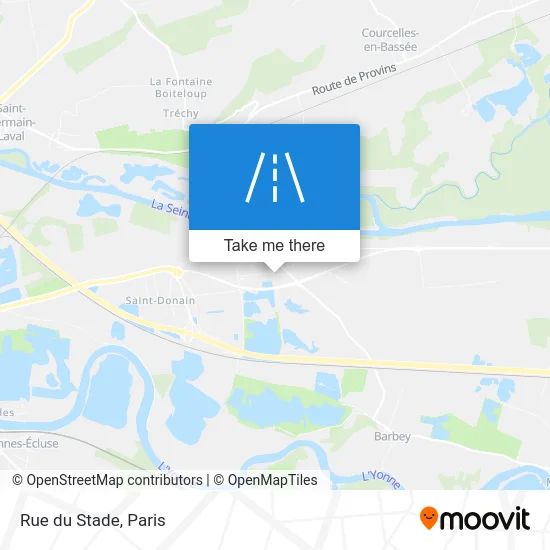 Mapa Rue du Stade