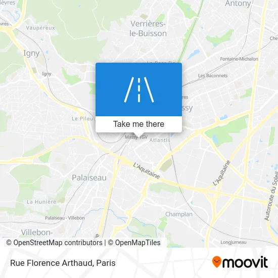 Rue Florence Arthaud map