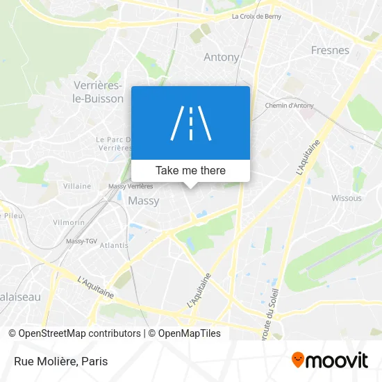 Rue Molière map