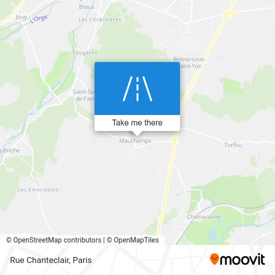 Mapa Rue Chanteclair