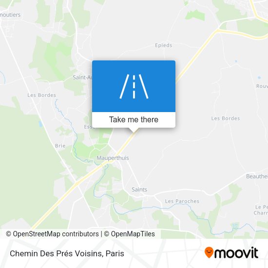 Chemin Des Prés Voisins map