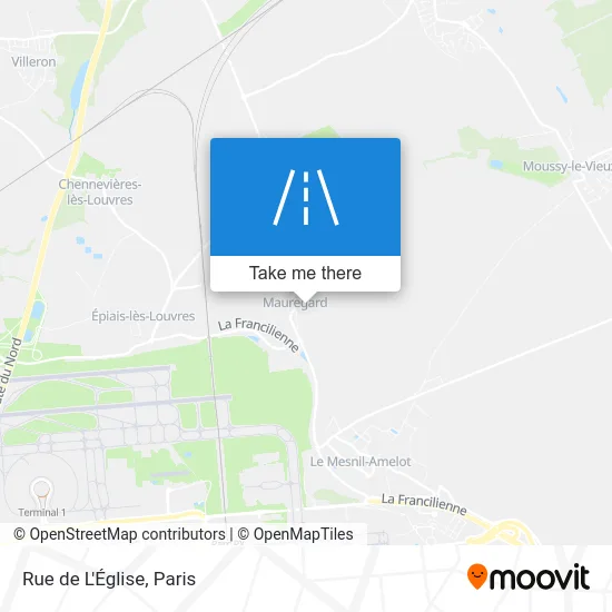 Rue de L'Église map