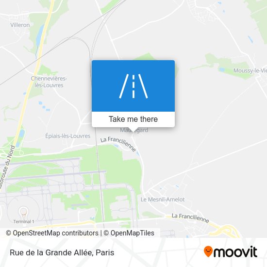 Rue de la Grande Allée map