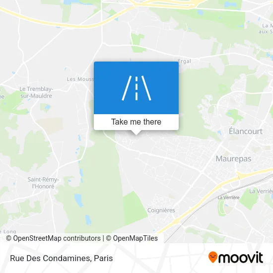 Rue Des Condamines map