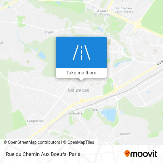 Rue du Chemin Aux Boeufs map