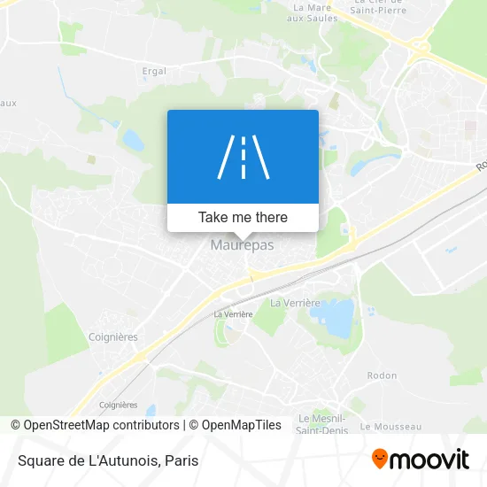 Square de L'Autunois map