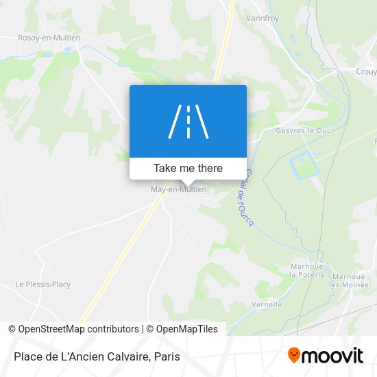Place de L'Ancien Calvaire map