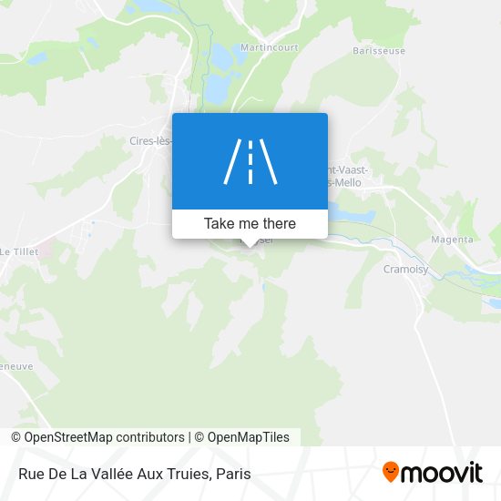Rue De La Vallée Aux Truies map
