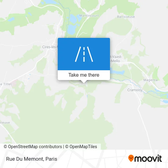 Rue Du Memont map