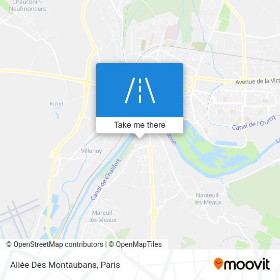 Allée Des Montaubans map