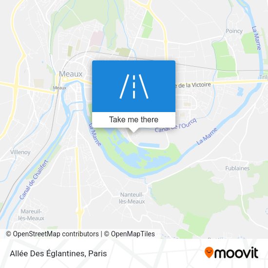 Allée Des Églantines map