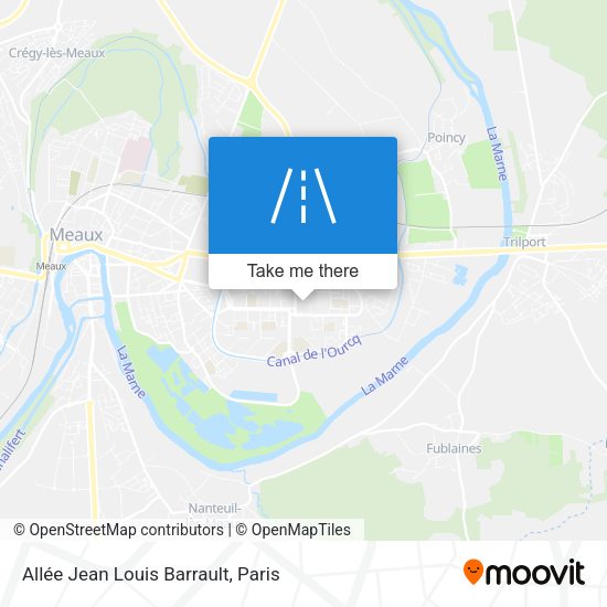 Allée Jean Louis Barrault map