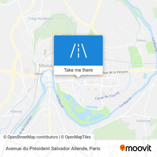 Avenue du Président Salvador Allende map