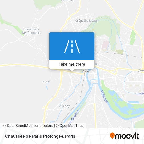 Chaussée de Paris Prolongée map