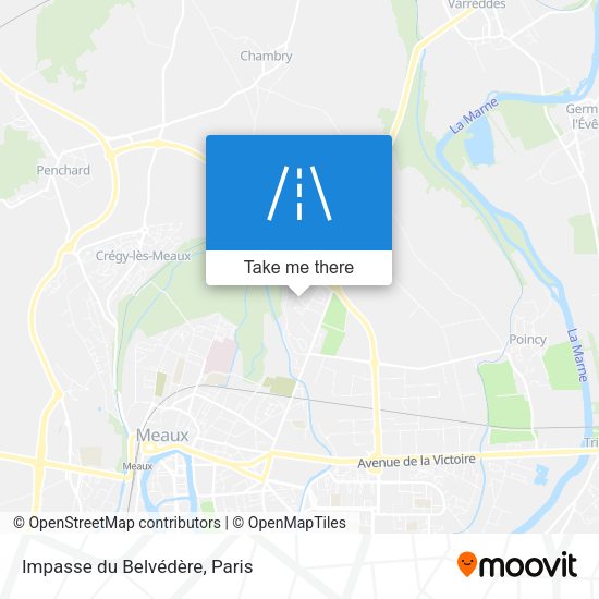 Impasse du Belvédère map