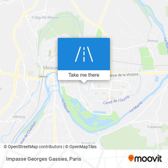 Impasse Georges Gassies map