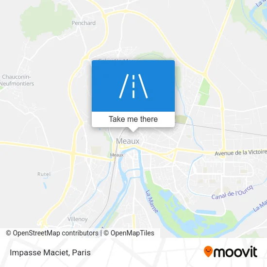 Impasse Maciet map