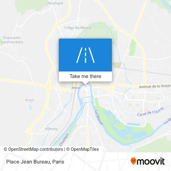 Place Jean Bureau map