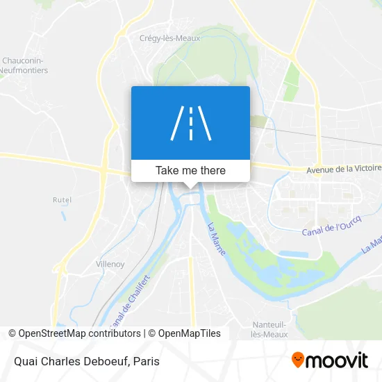 Quai Charles Deboeuf map