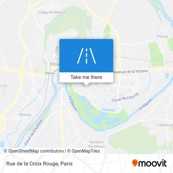 Rue de la Croix Rouge map