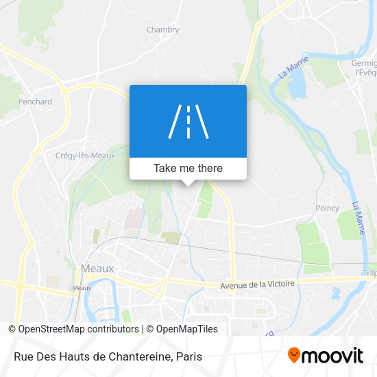 Rue Des Hauts de Chantereine map