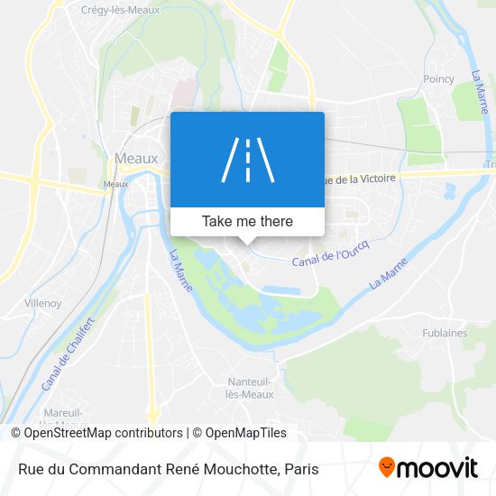 Rue du Commandant René Mouchotte map