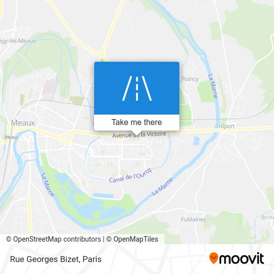 Rue Georges Bizet map