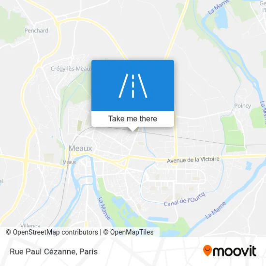 Rue Paul Cézanne map