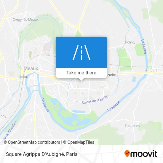 Square Agrippa D'Aubigné map