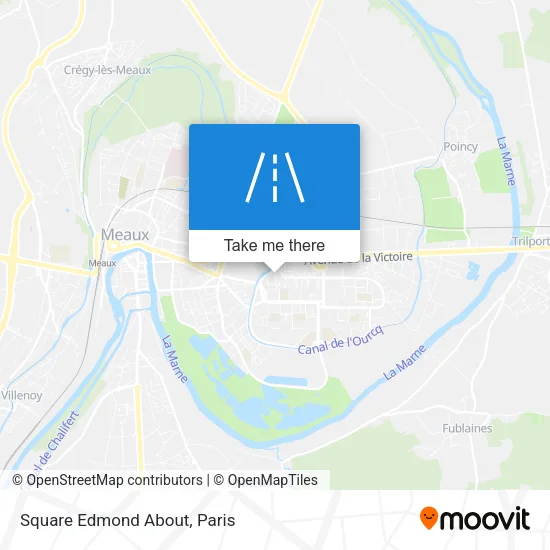 Square Edmond About map