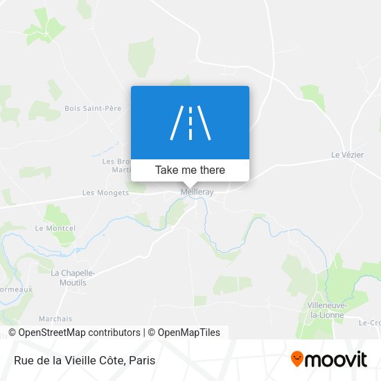 Rue de la Vieille Côte map