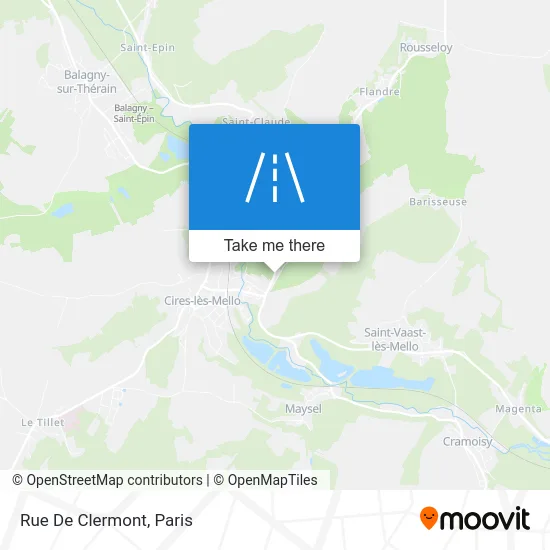 Rue De Clermont map