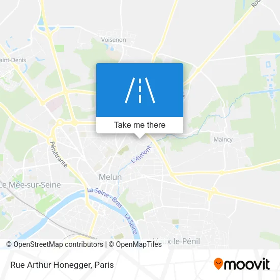 Rue Arthur Honegger map