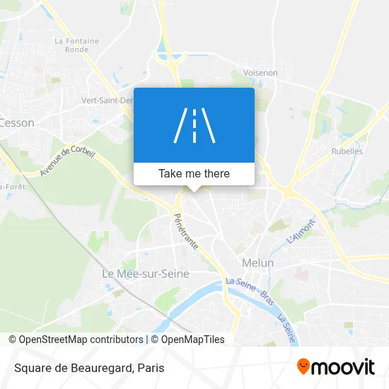 Square de Beauregard map