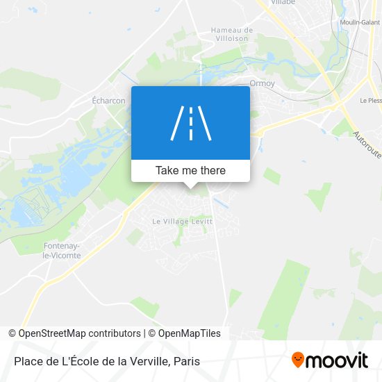 Place de L'École de la Verville map
