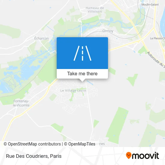 Rue Des Coudriers map