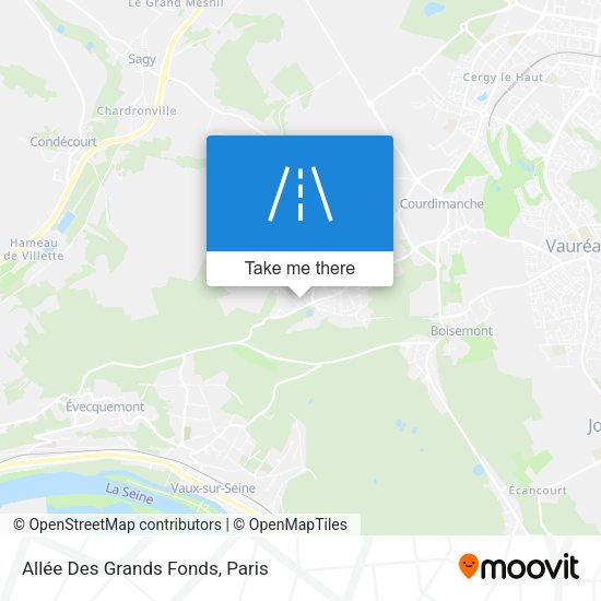 Allée Des Grands Fonds map