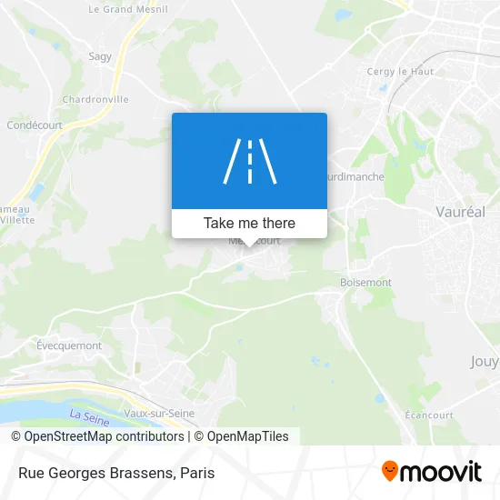 Rue Georges Brassens map