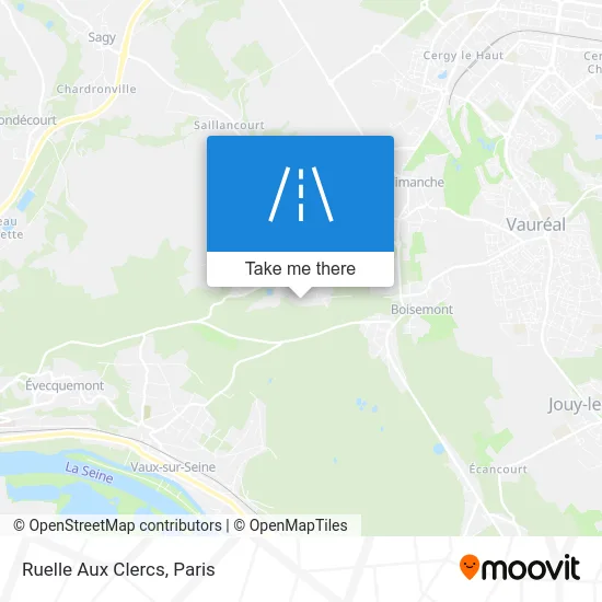 Mapa Ruelle Aux Clercs