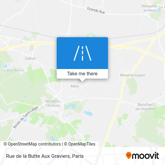Rue de la Butte Aux Graviers map