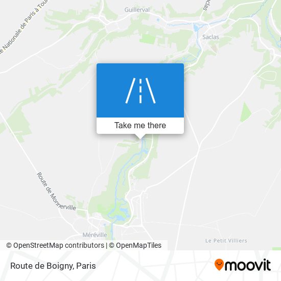 Route de Boigny map