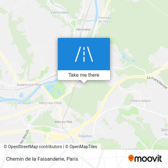 Chemin de la Faisanderie map