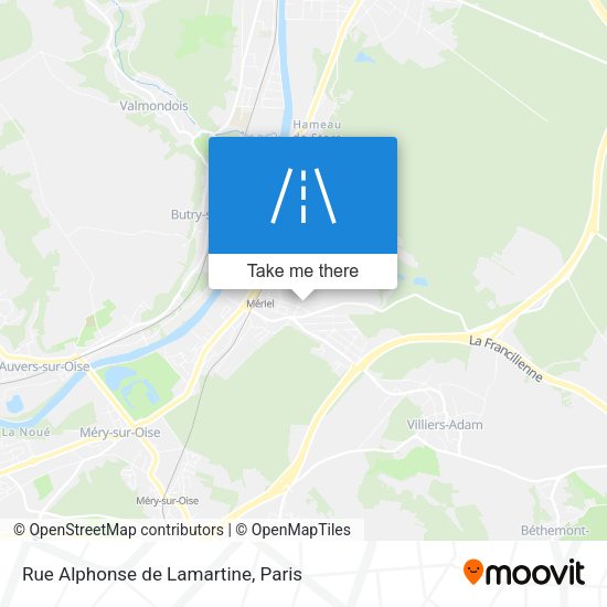 Rue Alphonse de Lamartine map