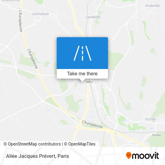 Allée Jacques Prévert map