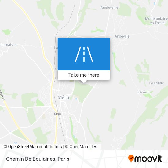 Chemin De Boulaines map