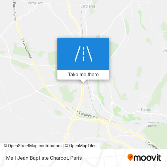 Mail Jean Baptiste Charcot map