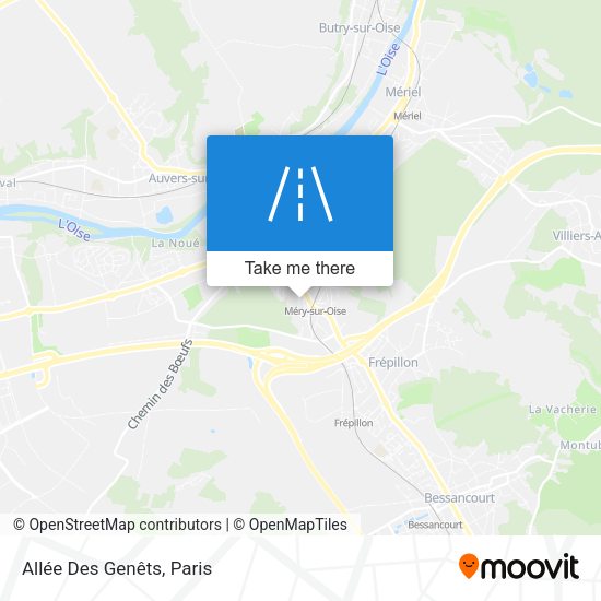Allée Des Genêts map